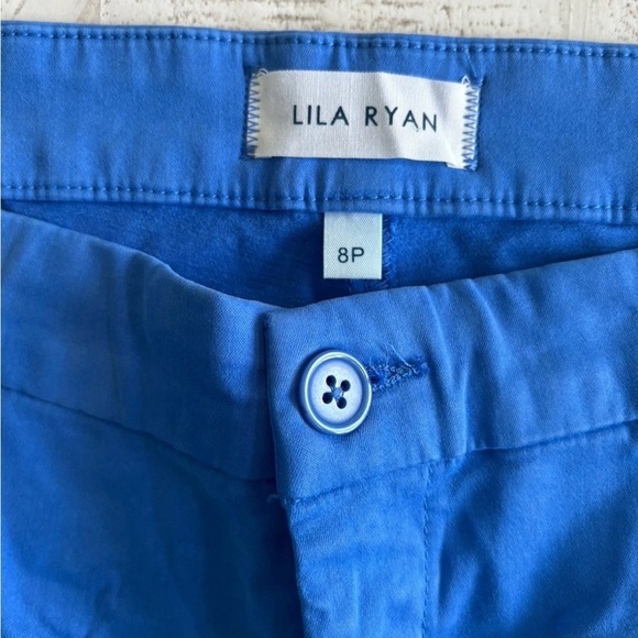 Lila Ryan Size 8p French Blue Trouser all over stretch Ankle -NWT - Petite - Picture 6 of 7